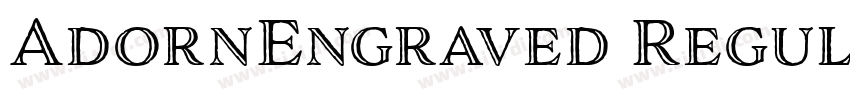 AdornEngraved Regula字体转换